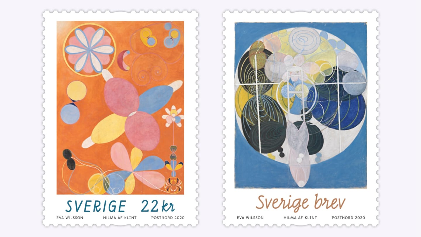 20 SWEDEN SVERIGE Vintage Postage Stamps Collectors Set or crafting collage  cards altered art journals philately stamp collection 20h